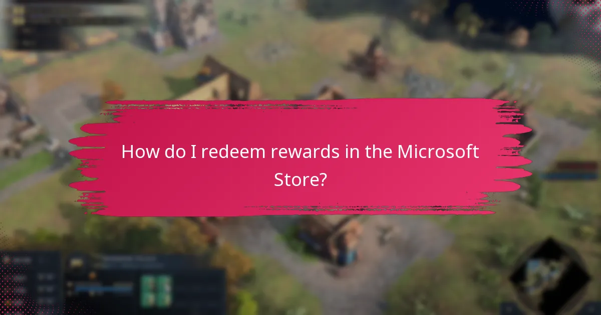 How do I manage my Microsoft Store Rewards account?