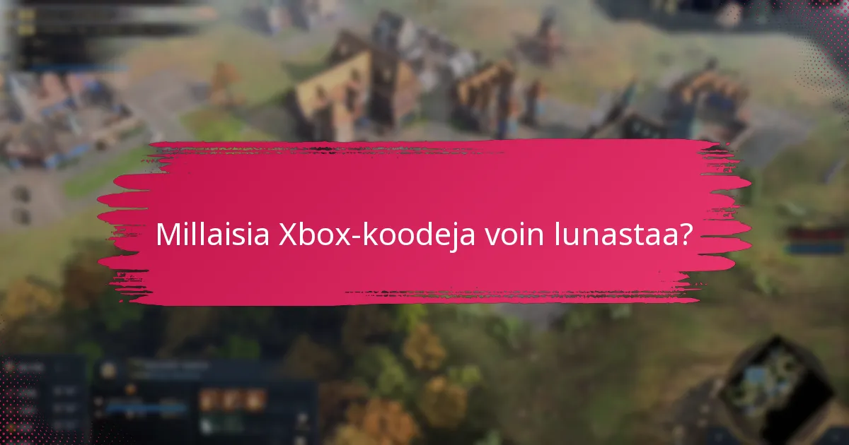 Missä voin ostaa Xbox-koodeja?