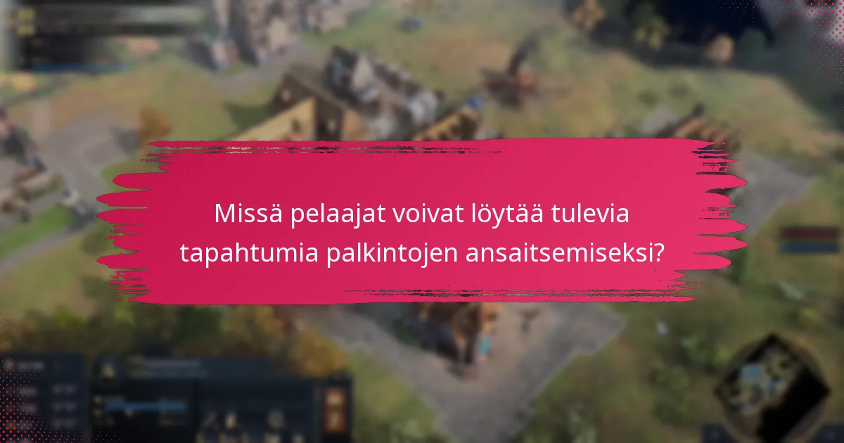 Mitkä tapahtumahaasteiden palkinnot ovat arvokkaimpia Age of Empires IV:ssä?